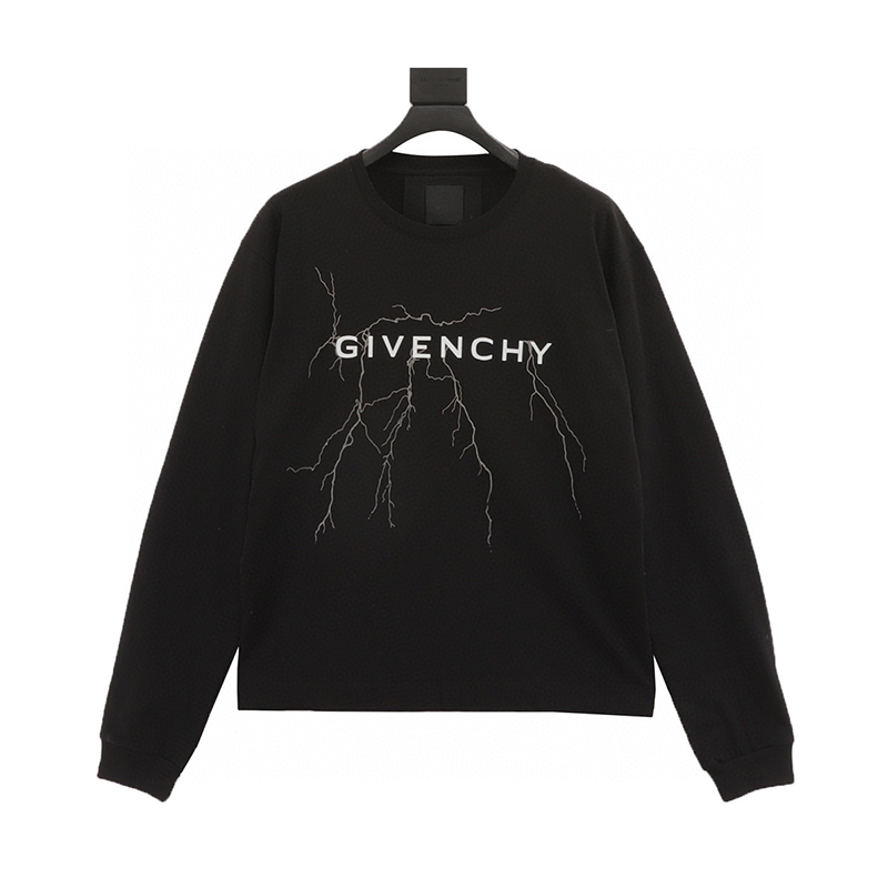 Givenchy Hoodie Reflective Lightning round Neck Sweater for Men and Women