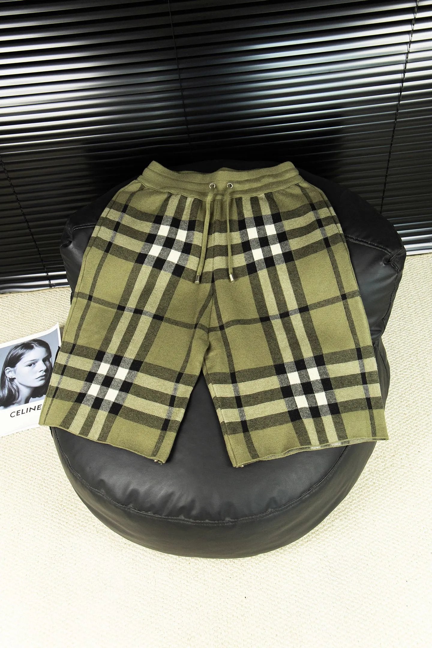 Burberry Shorts Large Plaid Pattern logo Five-point Shorts25ss New Drawstring Casual Summer Pants5Two-in-One Casual Sweatpants for Men and Women, Pure Cotton Joggers