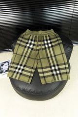 Burberry Shorts Large Plaid Pattern logo Five-point Shorts25ss New Drawstring Casual Summer Pants5Two-in-One Casual Sweatpants for Men and Women, Pure Cotton Joggers