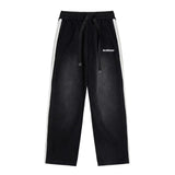 Balenciaga Sweatpants Contrast Color logo Jogger Sweatpants Sports Pants Autumn Unisex Long Pants Drawstring Winter Loose Plus Size Casual Pants High Waist