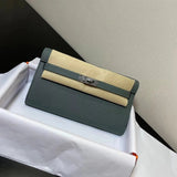 Hermes women's bag Top version hermeskellywoc2021New Second Generation Mini Kelly Bag togoWOC Import Epsom Women's Leather Shoulder Crossbody Bag