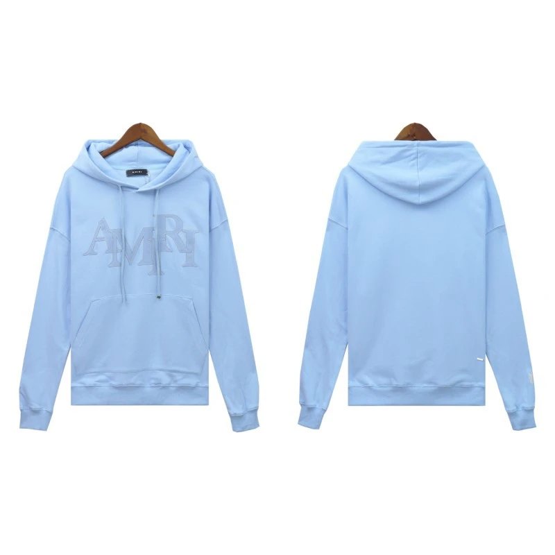 Amiri Hoodie Fashion Brand Sweater Paint-Splashing Style Graffiti Embroidered Hoodie Couple Coat