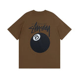 Stussy T-shirt Short Sleeve T T-shirt Flower Crown Love Casual Loose American Couple Wear-CY