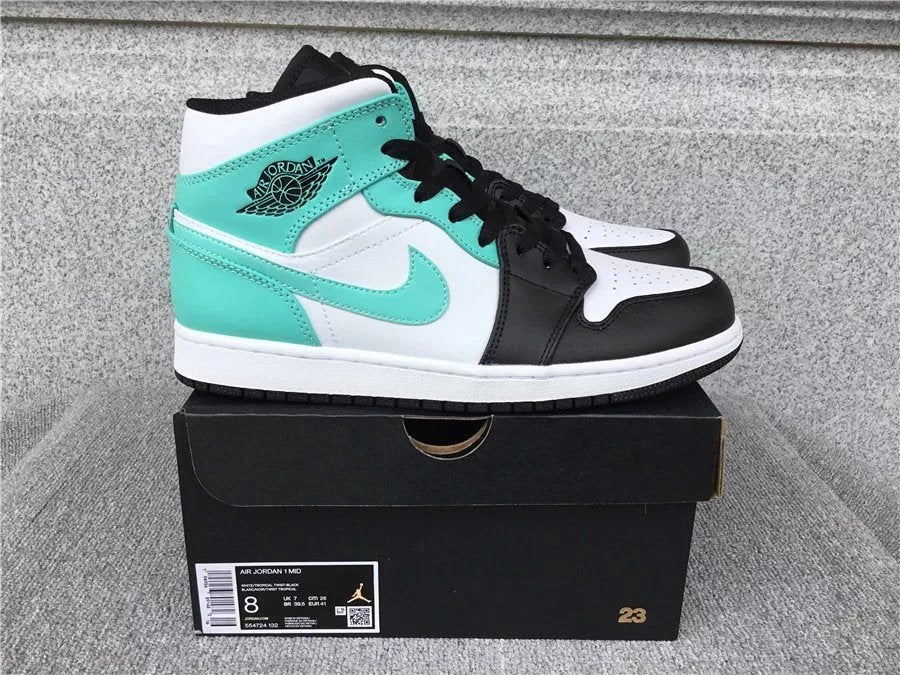 Air Jordan 1 Mid shoes New All-Match Trendy Men's Casual Sports Shoes