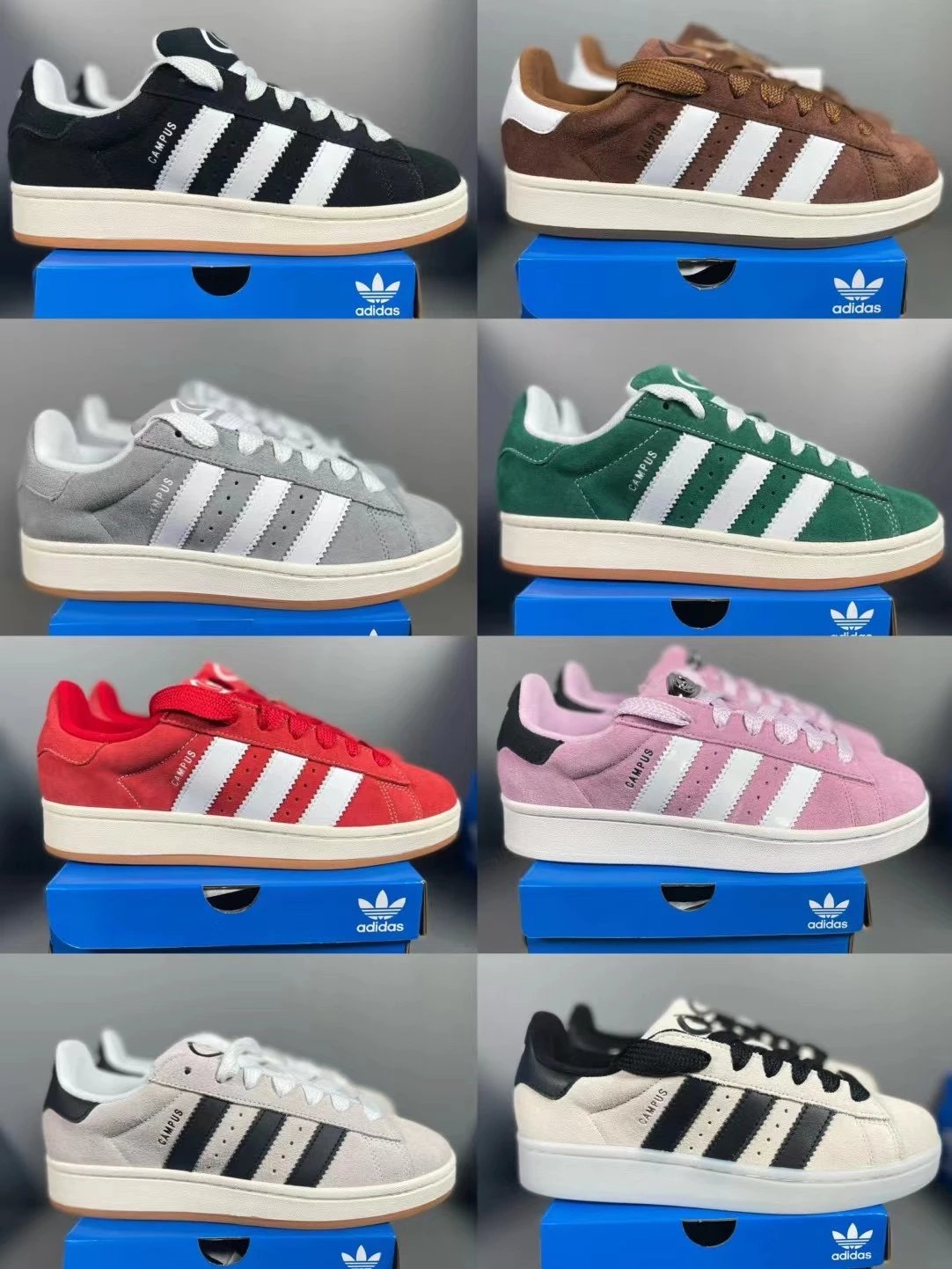 Adidas shoes College Series Bread Style Retro Casual Sports Skate Shoes