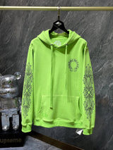 Chrome Hearts Hoodie Cross Hooded Sweater Loose Men's and Women's Zipper Hoodie