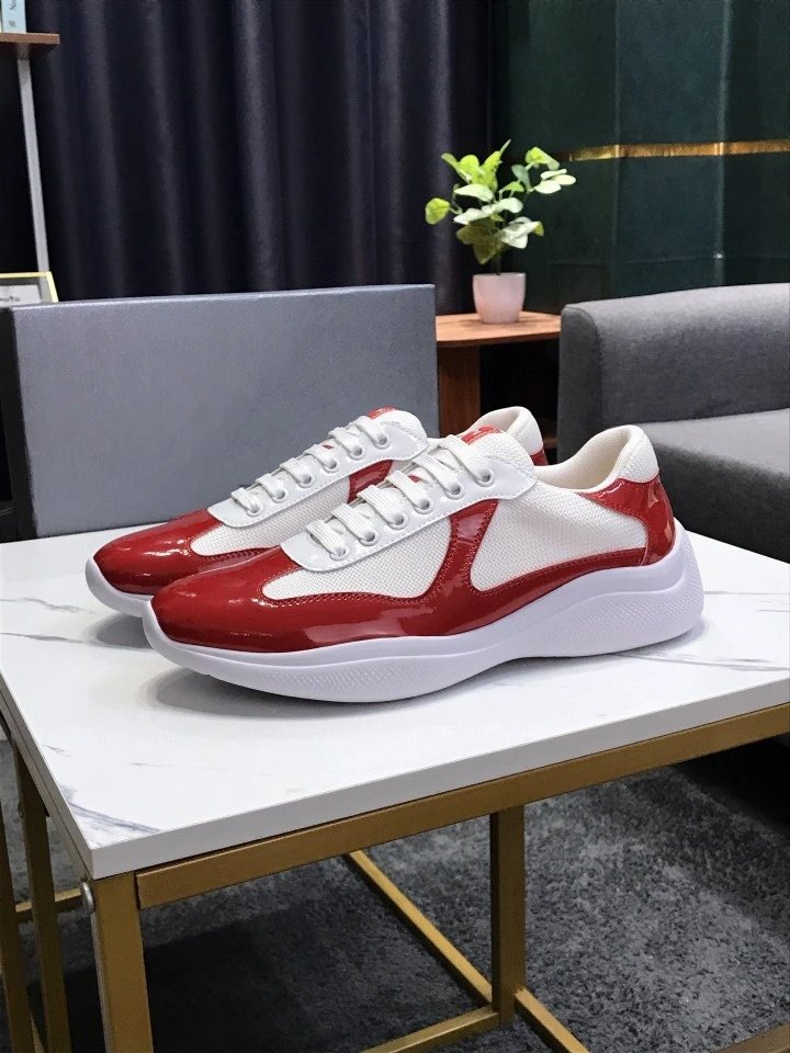 PRADA Shoes Summer in Stock Blue Flat Heel Leisure Low Top Fashion Shoes round Toe All-Matching Foreign Trade Shoes cf26