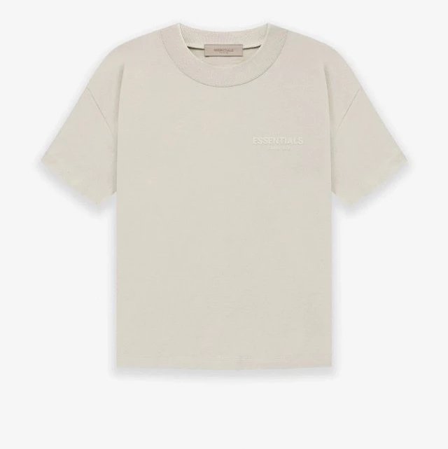 ESSENTIALS T-shirt Top Version22New Double Line Flocking Small Icon Short Sleeve American Casual T T-shirt