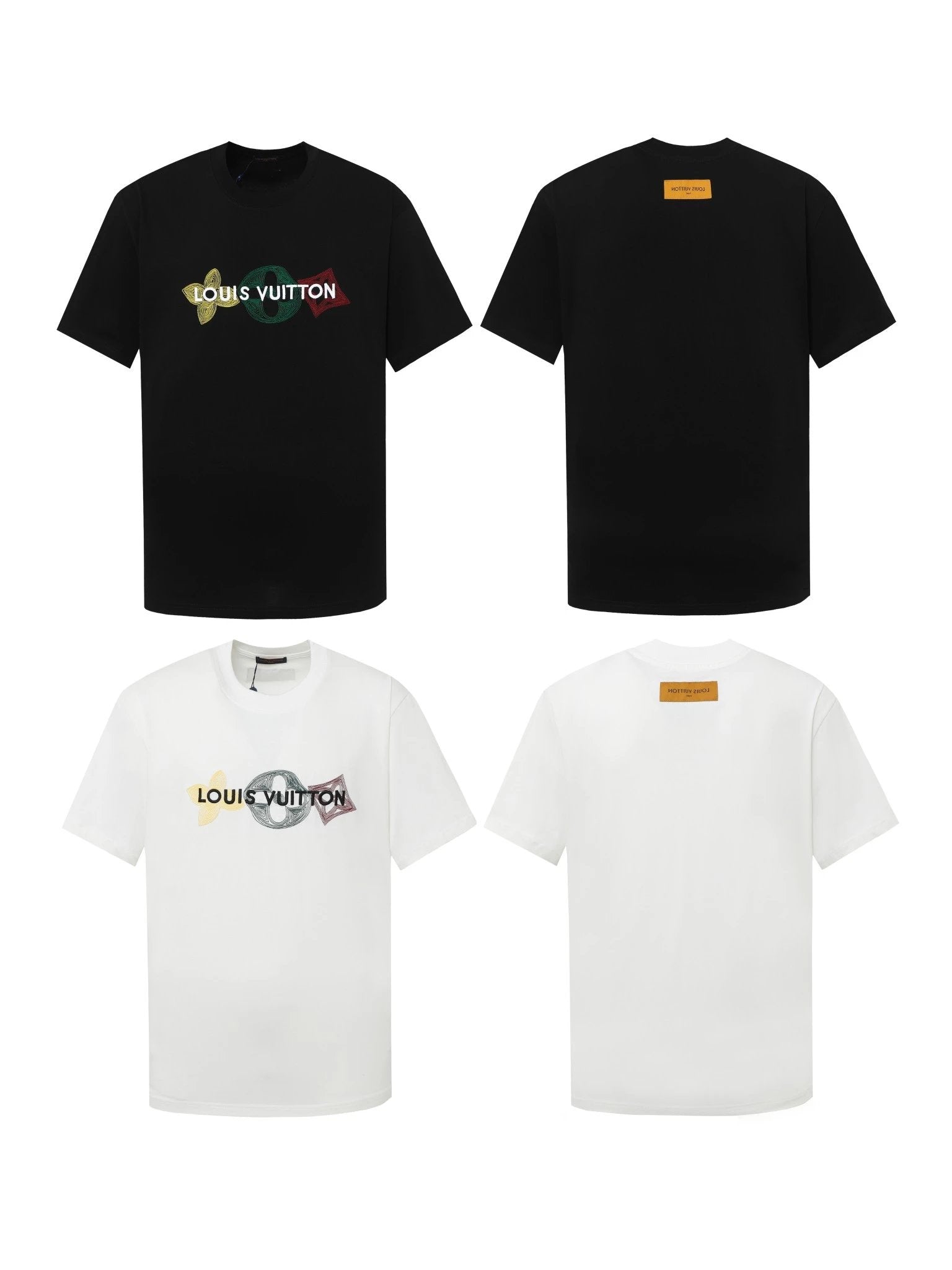 Louis Vuitton LV T-shirt Various Tools for Embroidery logo Round neck short-sleeve pure cotton T Unisex T-Shirt OS Loose Fit Base Shirt Summer New Casual Simple T-Shirt