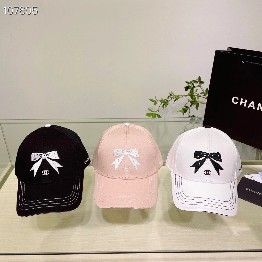 Chanel Hat New Baseball Cap，logo Bowknot Chic Fashion Design Running Volume New Product