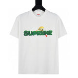 Supreme T-shirt Top Version Cashew Short Sleeve T T-shirt Men's Summer Trendy Women's New Loose Half-Sleeve Top Cotton Official Website Flagship