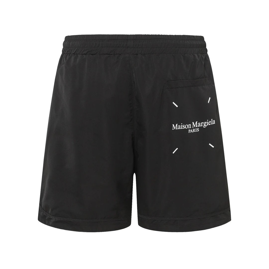 Maison Margiela Shorts Ink Printing logo Built-in Mesh Beach Shorts25ss New Five-Point Pants os Loose Quick-Dry Unisex Casual Trendy Brand Big Shorts5Pants
