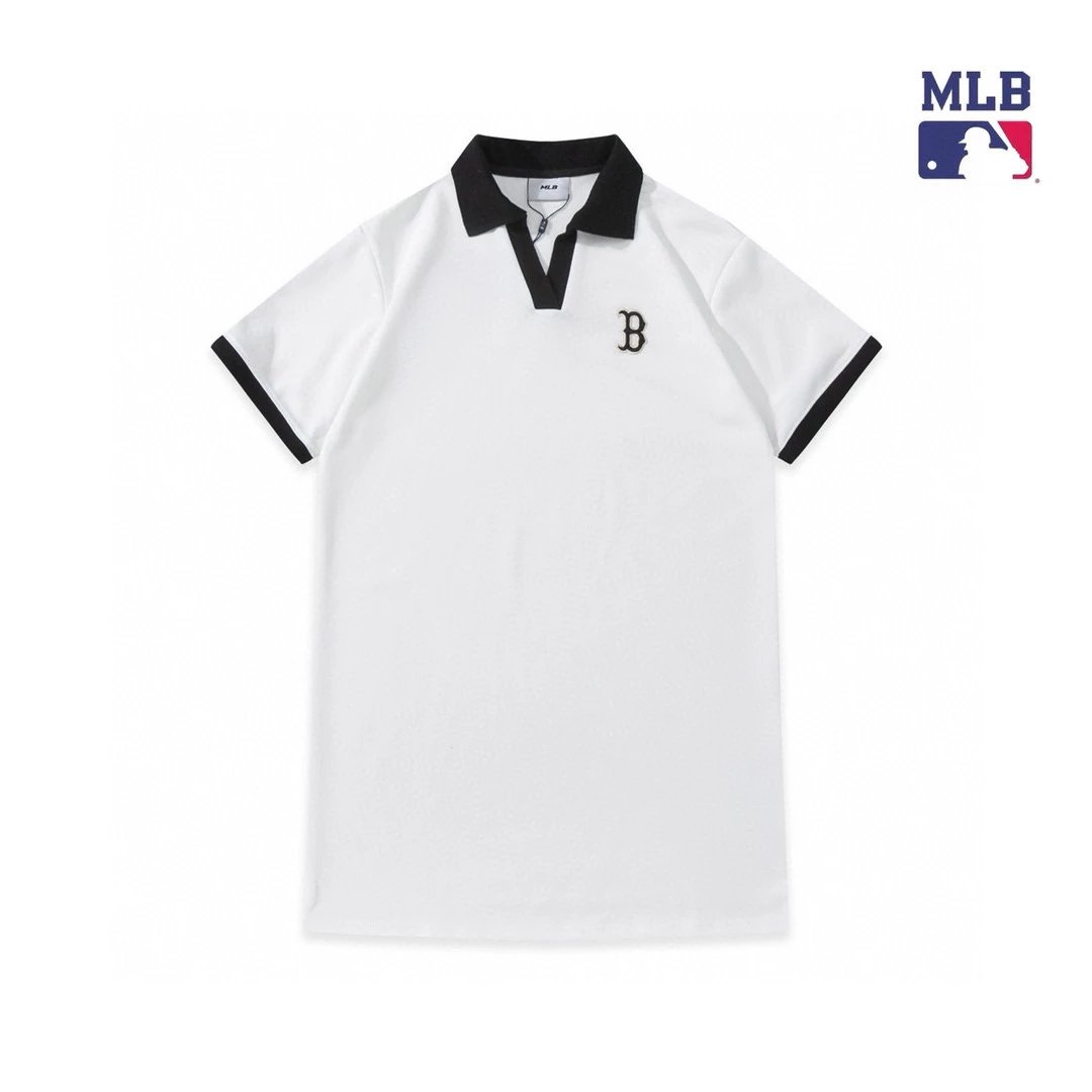 MLB T-shirt Top Version New Color-Matching Dress Skirt Summer Fashion