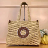 Louis Vuitton LV Women's Bag Top version 【Super Original】M24723Woven Raffia Cubic Bag Series ONTHEGO Medium Handbag Tote Bag NoeBB Bucket Bag M24722Woven Raffia NOEPURSE Bucket Handbag M83521TwistWest Handbag