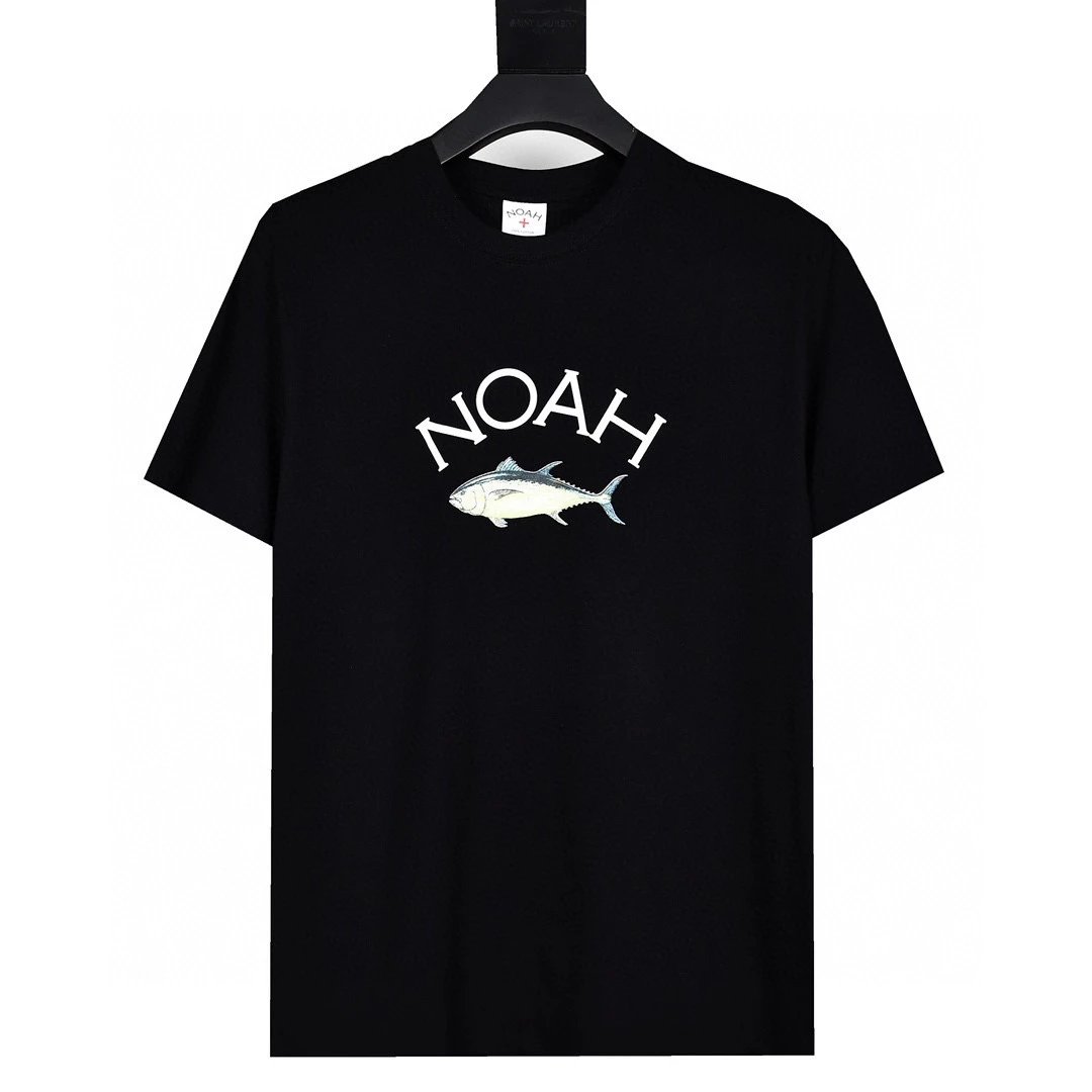 NOAH T-shirt Top Version Official Website Original Classic Cross Letter Print Men and Women Loose round Neck Short Sleeve T T-shirt