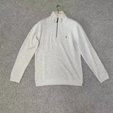 Ralph Lauren Hoodie Embroidered Half Zipper Sweater Long Sleeve Sweater