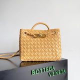 Bottega Veneta Women's Bag Top version 【Level Surrogate Shopping】Home New andiamo Handbag Woven Bag Horoscope Buckle Briefcase Large45cm Shopping Bag Tote Bag tote Bag Handbag Shoulder Crossbody Bag24New Women's Bag New Color Idle Style Square Pocket Bag