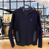 Nike Jackets Hooded Sweater Men's and Women's Same Knitted Zipper Cardigan Sports Jacket Casual Jacket FB7922