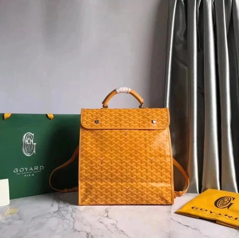 Goyard Bag Top version 【High Edition】SaintLeger Backpack020318Folding Bag Portable Briefcase Backpack Schoolbag Backpack Backpack Sports Bag Travel Bag Men's Bag