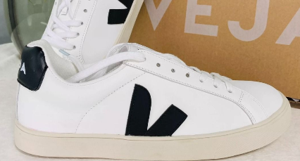 Veja Shoes B02V Word Leather White Shoes