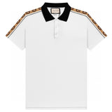 Gucci T-shirt Double Shoulder Brand logoPOLO Shirt Lapel Short Sleeve25ss New Unisex Summer Short Sleeve OS Loose T Business Half Sleeve Shirt Plus Size T-Shirt