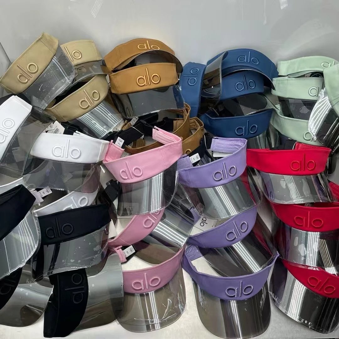 Alo Yoga Hat Letter Embroidery logo Baseball Cap Sunshade Sun Protection Duckbill Cap Unisex Couple Style Large Head Circumference Slimming Face Curved Brim Versatile Sports Hat