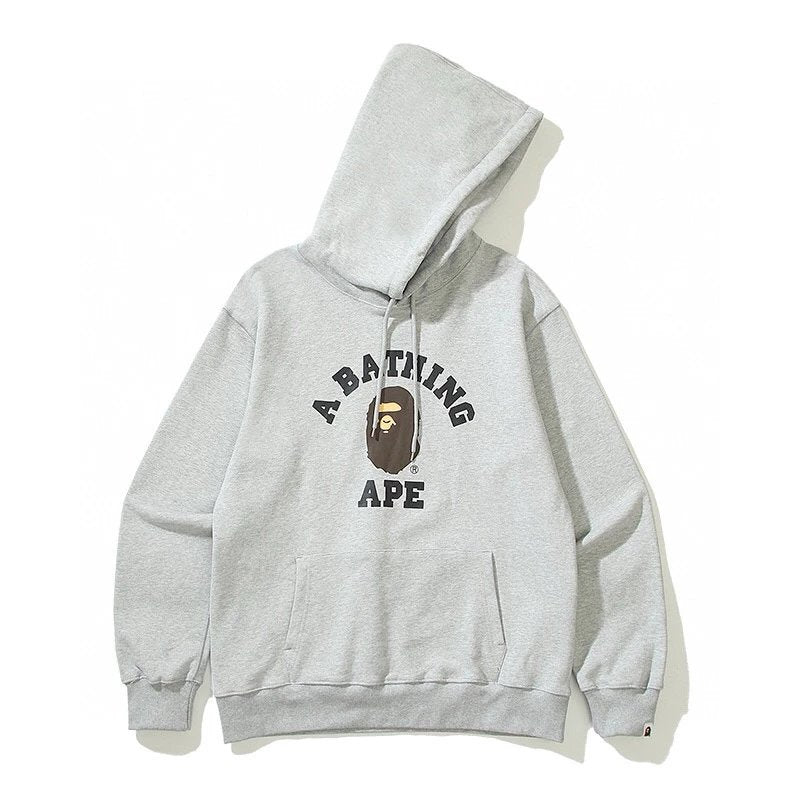 Bape Hoodie Top Version Printed Men's and Women's Casual Hooded Hoodie