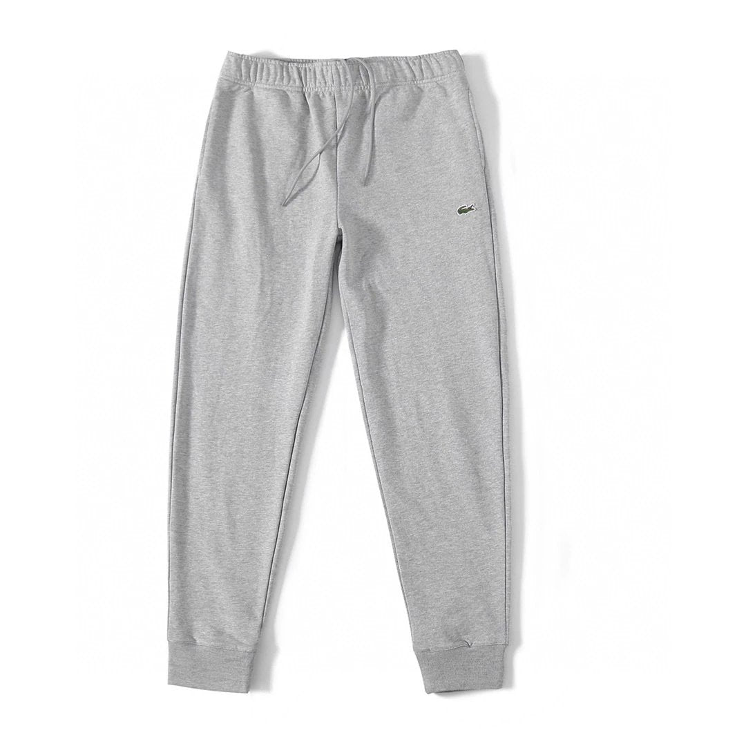 Lacoste Sweatpants Top Version New Basic Solid Color Small Icon Logo Terry Couple Ankle-Tied Casual Trousers Sweatpants