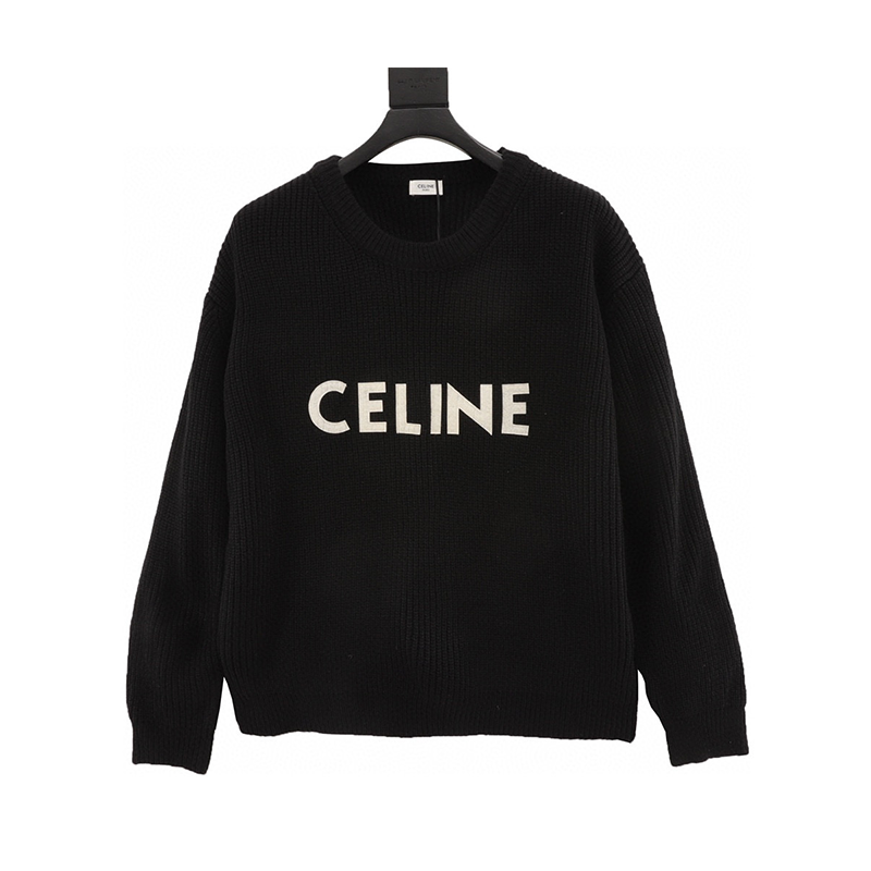 Celine Sweater Chest Classic logo Sweater for Men and Women