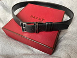 Bally Belt Top version Original Single Belt Counter New Men's Double-Sided Casual Business Belt Wide3.5cm Double-Sided Head Layer Cowhide Belt First Layer Cow Leather Belt Male Business Casual Belt Belt Men's Leather Belt