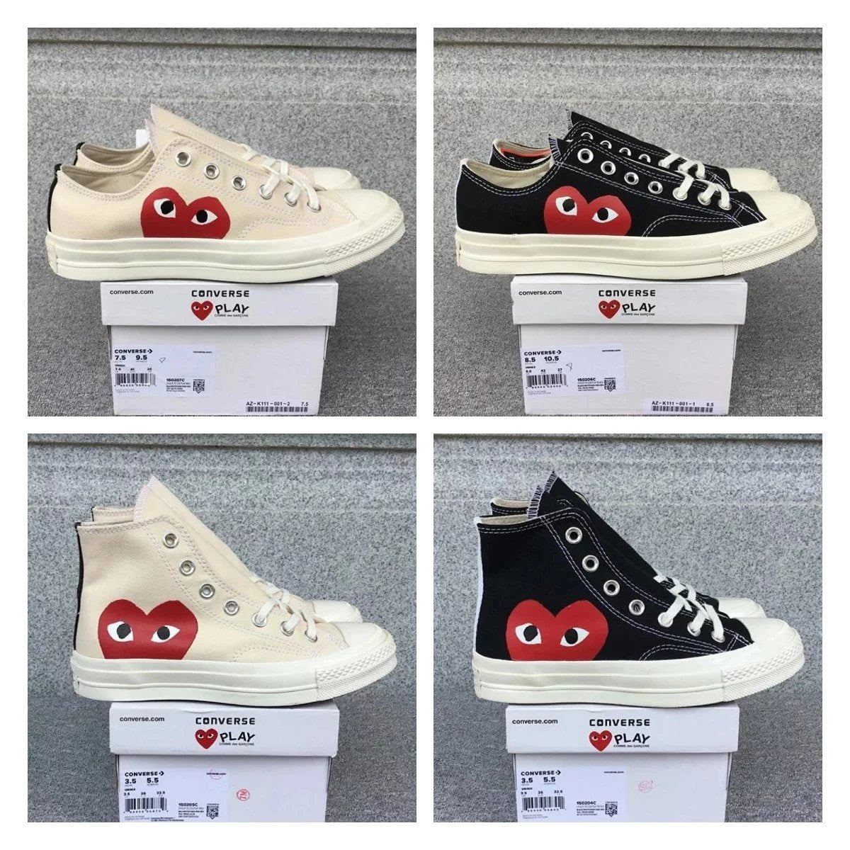 Converse Shoes New All-Match Trendy Casual Sneakers001-012