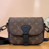 Louis Vuitton LV Men's Bag Top version 【Version】2024New Trail Messenger Bag M46972Presbyopic/Black mini No. Portable Messenger Bag Men's Handbag Messenger Bag Shoulder Bag Men's and Women's Bags M46972M83613M47060