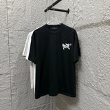 Arc'teryx T-shirt Backside Plaid Print logo round Neck Short Sleeve25ss New Pure Cotton Unisex Style T Casual T-Shirt Base Layer Shirt OS Loose Fit Half Sleeve Top Plus Size
