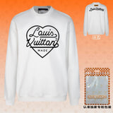Louis Vuitton LV Hoodie Love logo Runway Style Crewneck Sweatshirt Long Sleeve Base Shirt Jacket Top Fashion Unisex Sports Casual OS Loose Fit Versatile New Autumn Winter Collection
