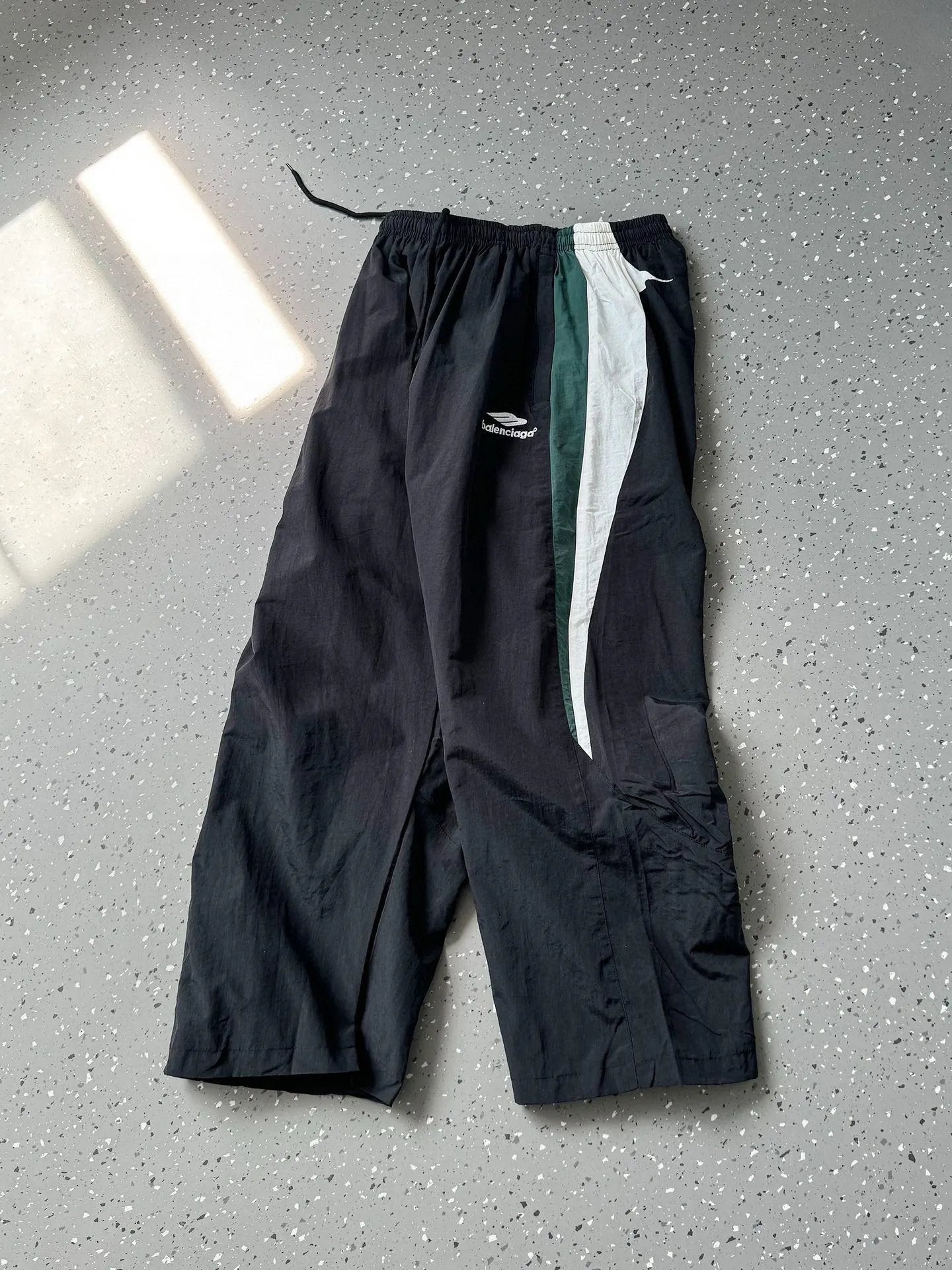 Balenciaga Sweatpants Previous version3B Series Embroidery logo Straight-leg Sweatpants25ss Spring Summer New Unisex Versatile Plus Size Sports Casual Loose Fit Pants