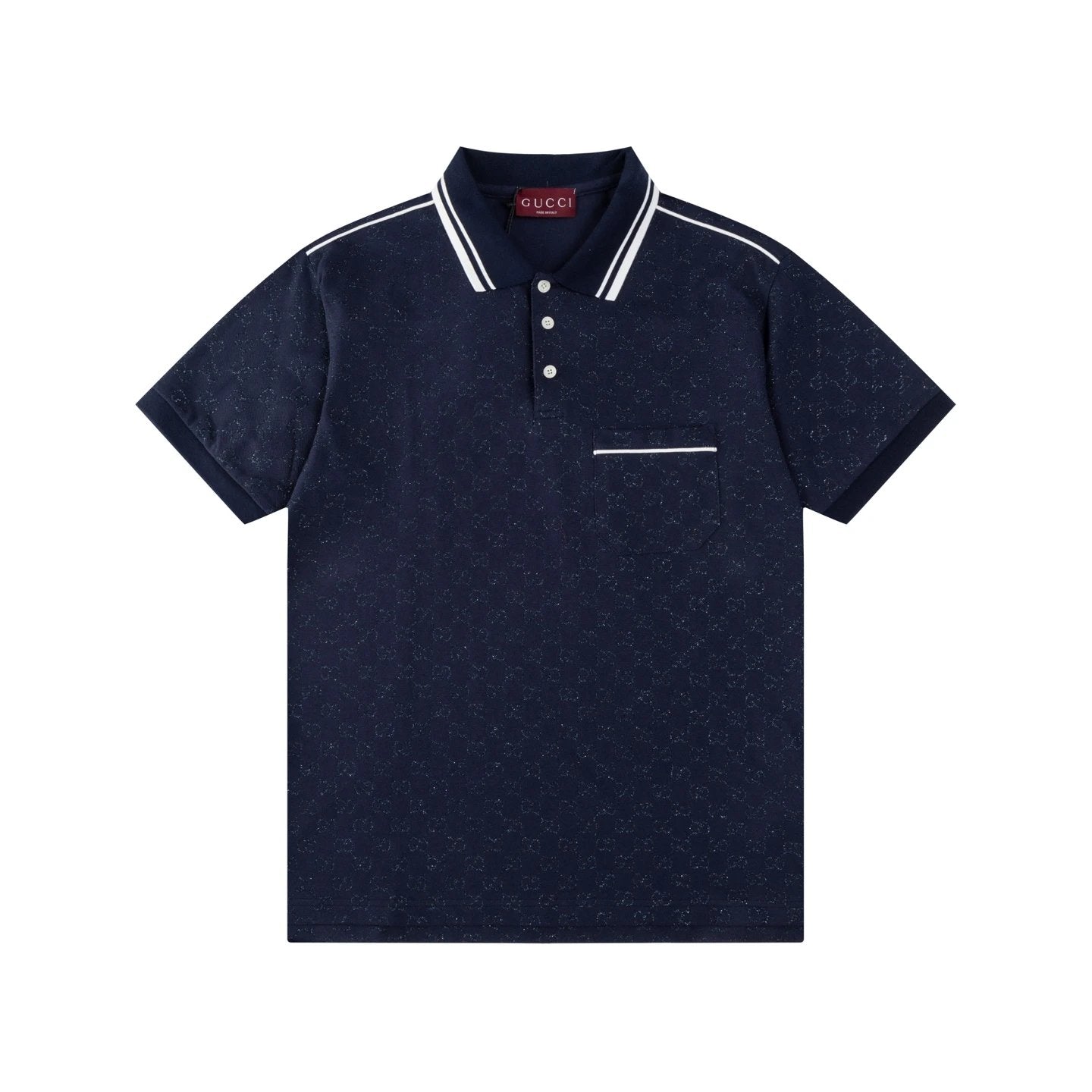 Gucci T-shirt Full Print Double G Dark Pattern Old Flower logo Printing POLO Shirt Lapel Short Sleeve25ss New Unisex Commuter Short Sleeve Summer Loose Fit T Business Shirt Plus Size T-Shirt