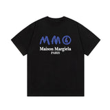 Maison Margiela T-shirt Alphabet Doodle Number Print logo round Neck Short Sleeve25ss New Pure Cotton Unisex Style T T-shirt OS Loose Fit Base Shirt Short Sleeve Top T-Shirt