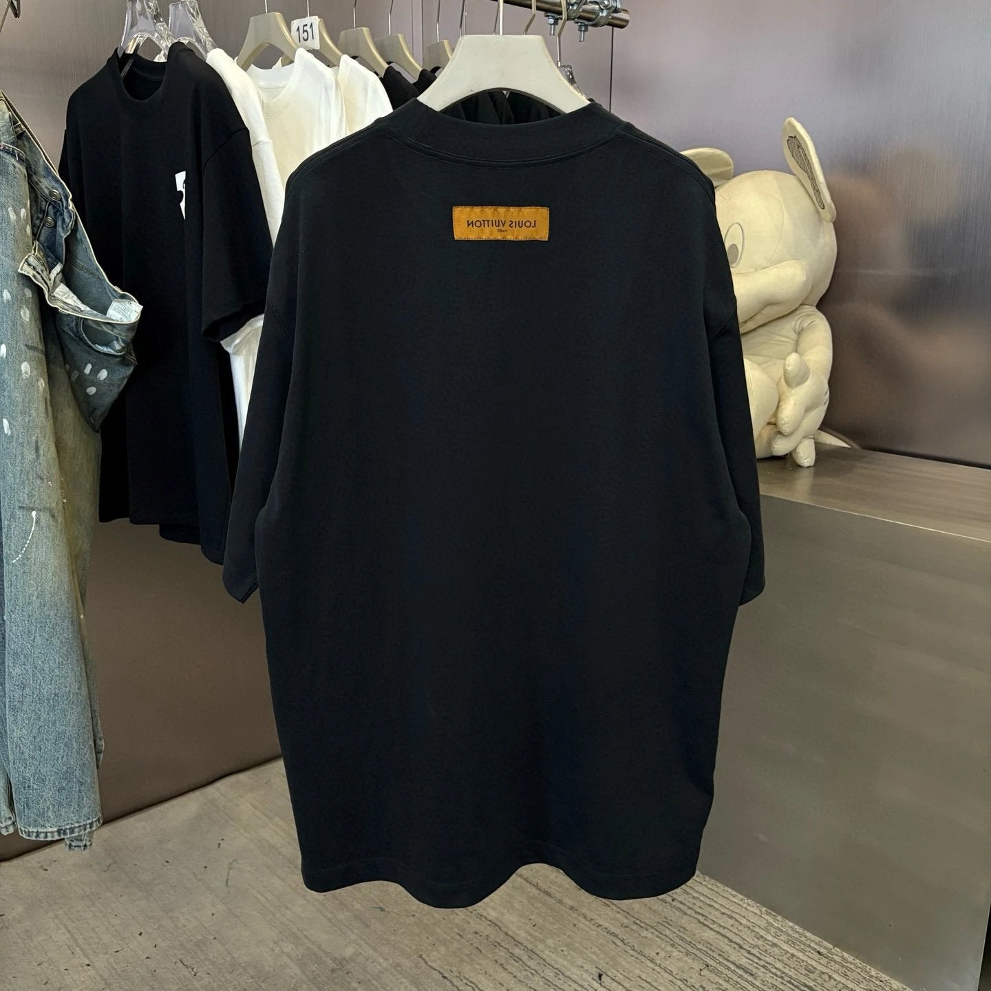 Louis Vuitton LV T-shirt Chest Brand Letters logo round Neck Short Sleeve25ss New pure cotton T Unisex T-Shirt OS Loose Fit Base Shirt Top Half Sleeve T-Shirt
