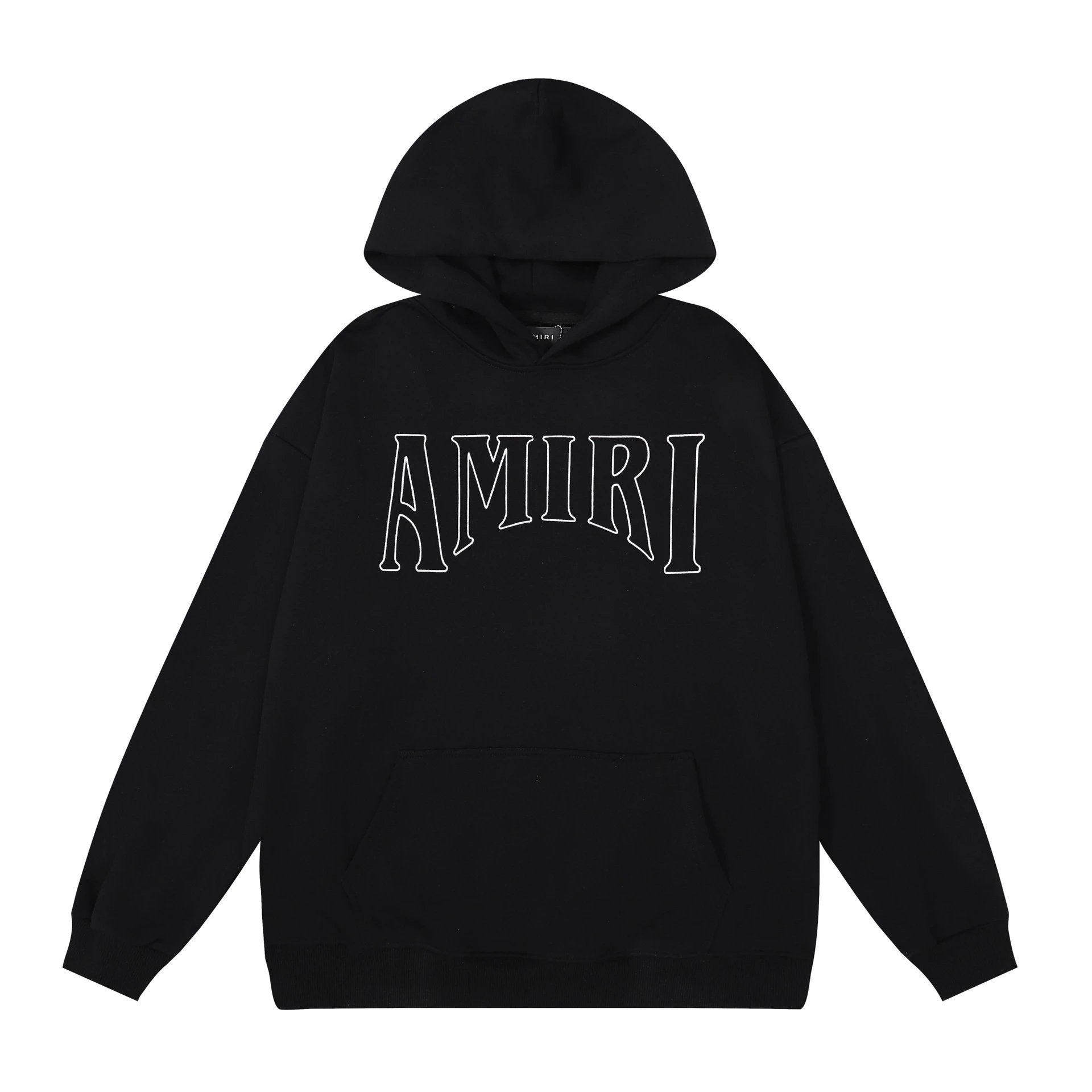 Amiri Hoodie 2024Autumn and Winter New Sun Letter Print Pattern Hooded Sweater Men and Women Same Style