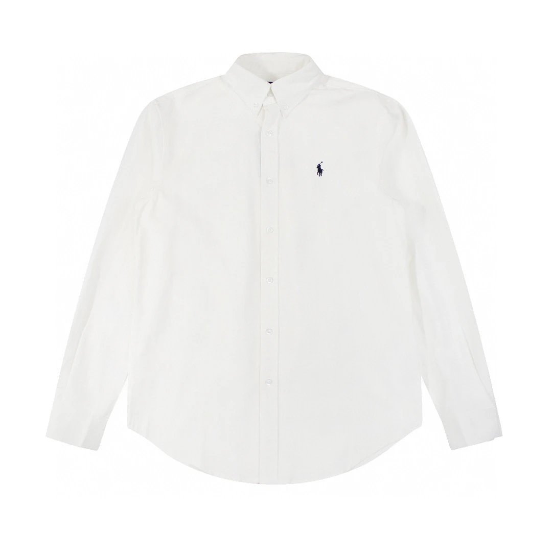 Ralph Lauren Shirt Top Version Standard Oxford Cloth Men's and Women's Same Classic Oxford Cloth Shirt Shirt