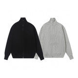 Maison Margiela Sweater Top Version Zipper Turtleneck Wool Coat Sweater Autumn and Winter Men's and Women's Sweaters