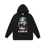 Bape Hoodie 2024Autumn and Winter New Japanese Fashion Brand Pullover plus Size Loose Hoodie Male and Female Couples Wear Teen Fashion Brand Sweater-CY