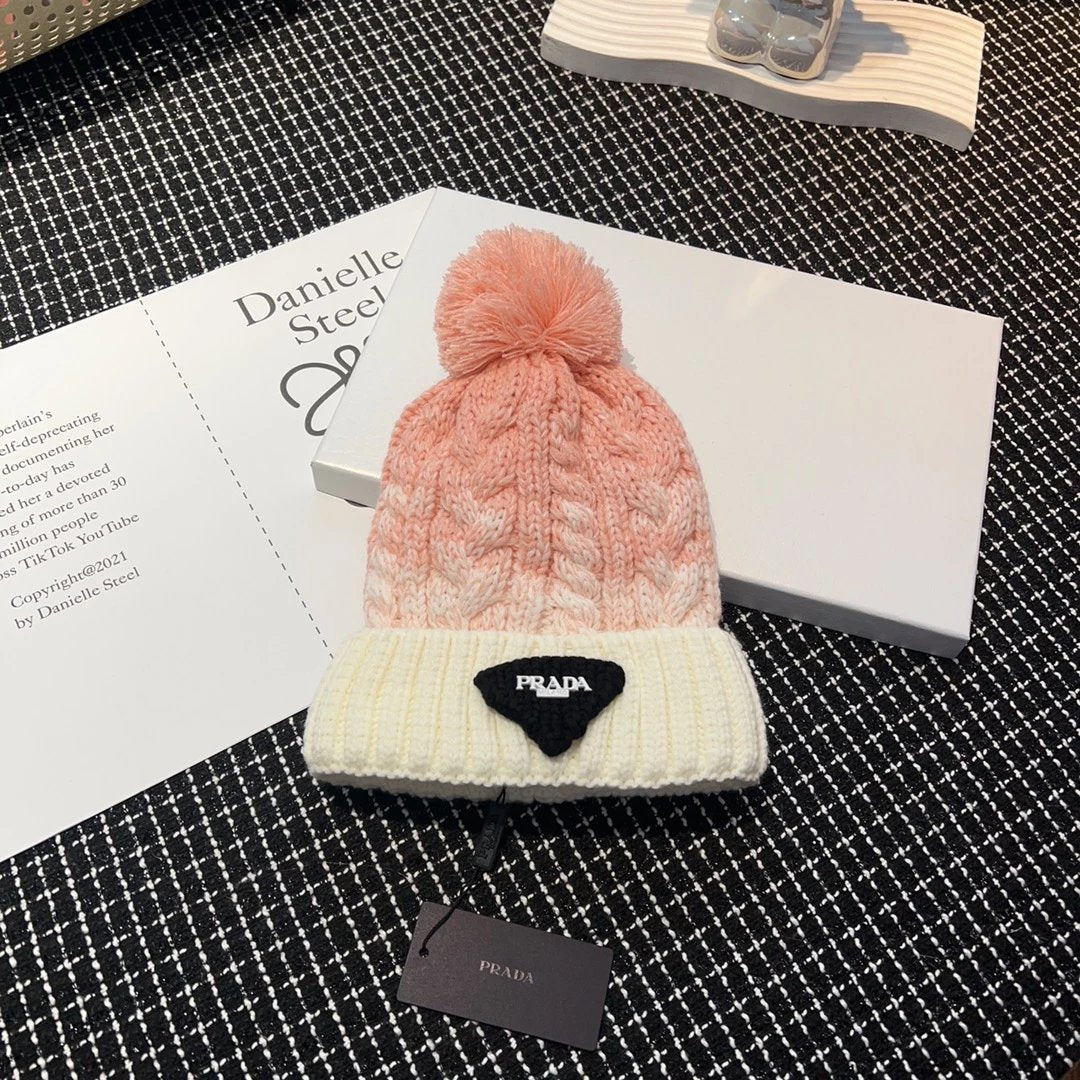 PRADA Hat Fashion Trend Knitted Hat