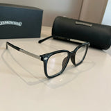Chrome Hearts Sunglasses Silver-Edged Temple Sunglasses Slimming No Degree Unisex Couple Style UV Protection Driving Beach Fishing25ss New Sports Casual Versatile