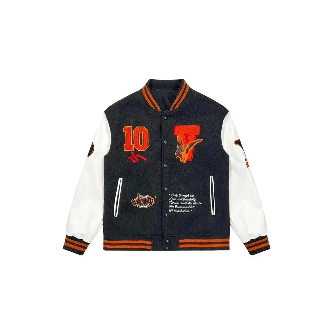 Louis Vuitton LV Jackets Fashion Brand Baseball Uniform1-9