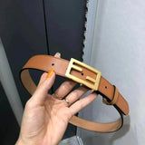 FENDI Belt Top version 2019New Women's Leather Calfskin Belt Versatile Monster Women's Wild Casual Belt3.0cm