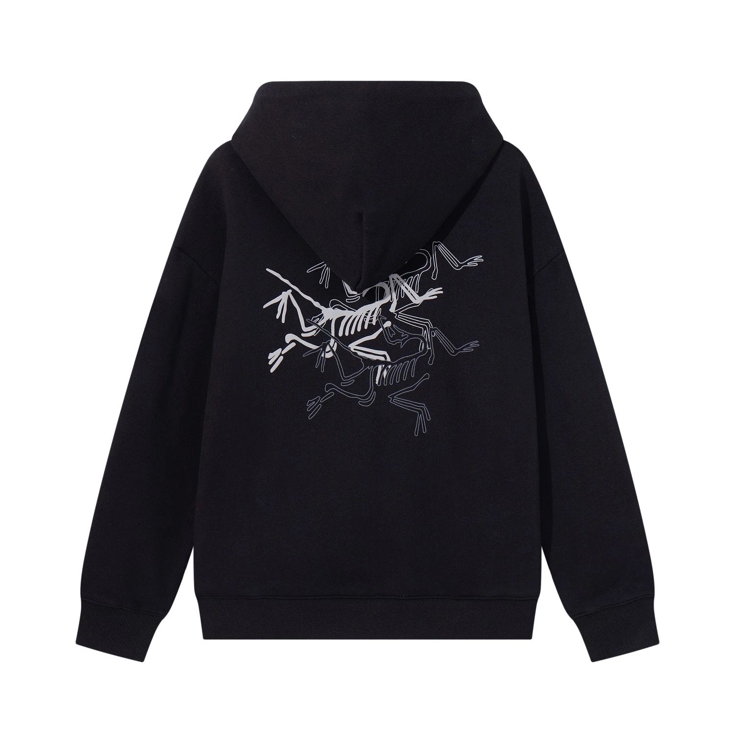 Arc'teryx Hoodie Dual Back Support logo Hooded Sweatshirt Hoodie Bird Home Jacket Top Unisex Sports Casual OS Loose fit versatile style