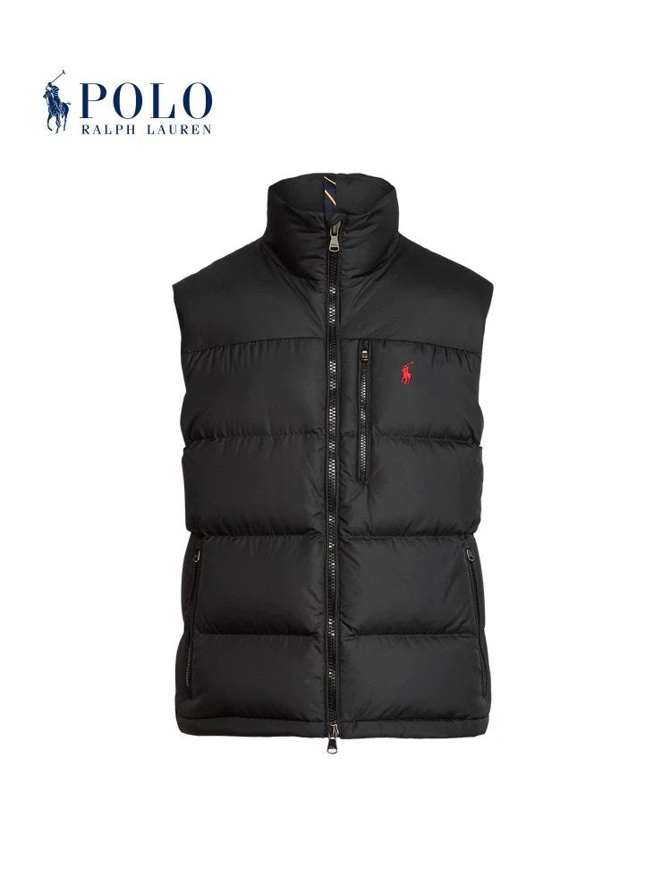 Ralph Lauren Down jacket Top Version Casual Men Embroidered Stand Collar Duck down Vest Windproof and Waterproof RL No Rest down Jacket