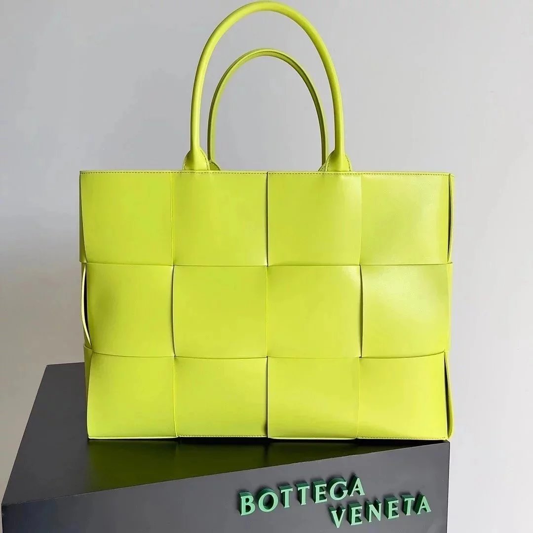 Bottega Veneta Women's Bag Top version 【Premium Original Leather】Oversized47cmArco Tote Bag totebag One-Shoulder Crossbody Calfskin Bag Woven Suede tote Bag Mummy Bag Shopping Bag Commuter Bag Woven Bag Large Briefcase Business Computer