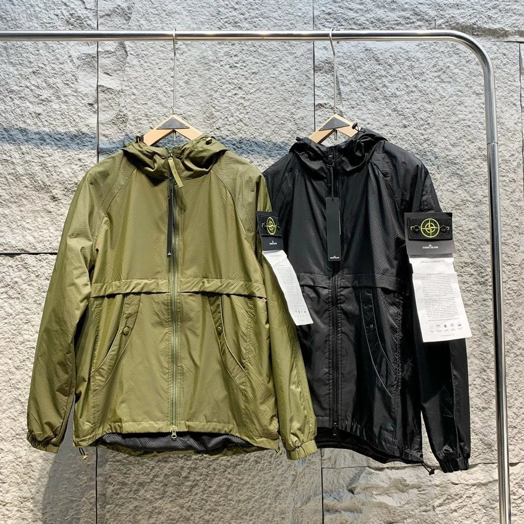 Stone Island Jackets Coats One piece dropshipping2024Autumn New Trendy Men's Anorak Joint Zipper Coat for Men and Women